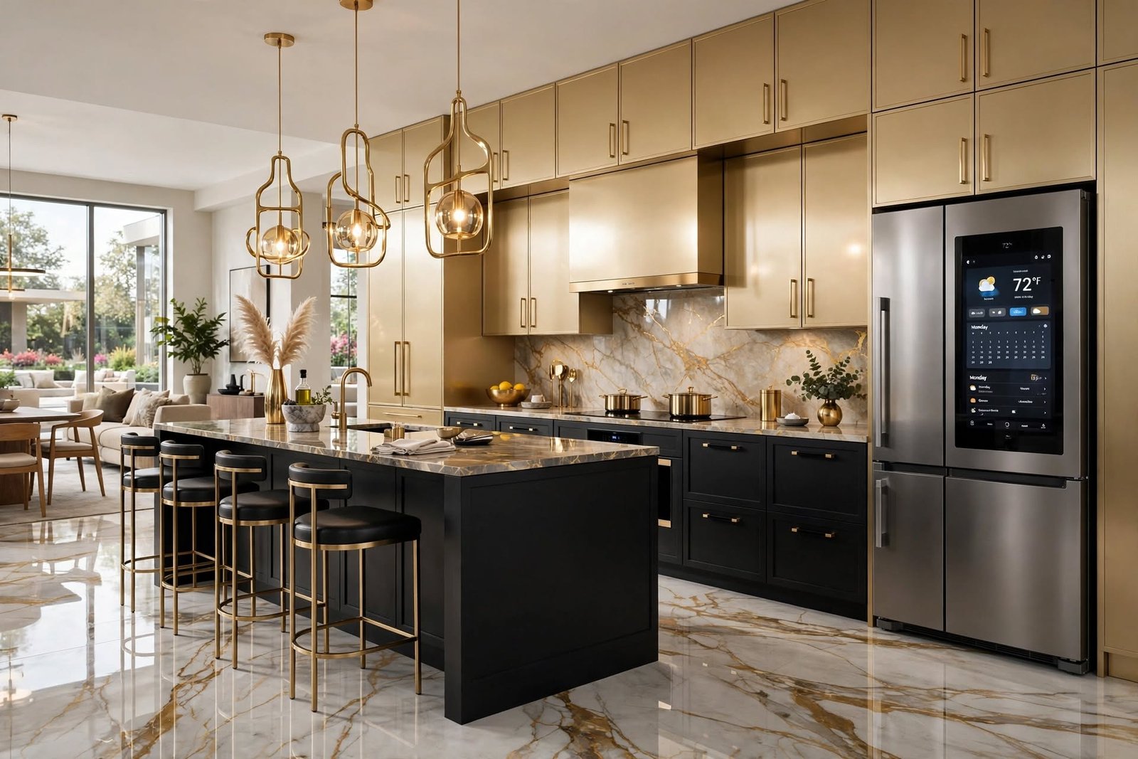 Modular kitchen interior design by Devoguein