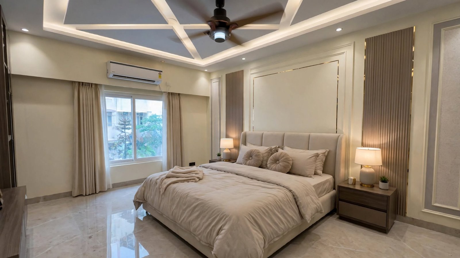 Home interior project in Ace Divino, Greater Noida West by Devoguein