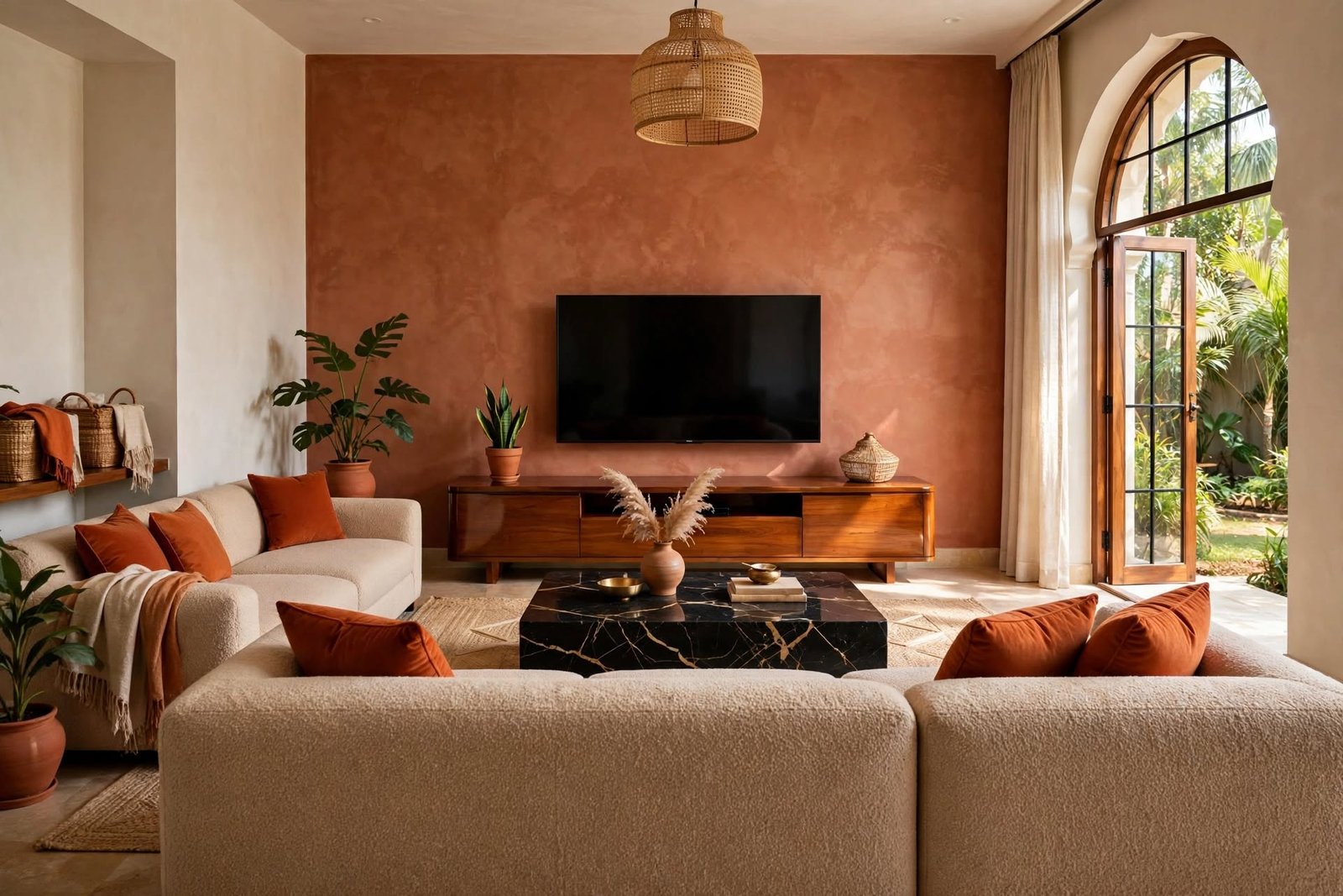Indian luxury living room interior design by Devoguein in Greater Noida